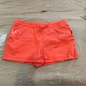 Time and Tru Orange Cuffed Shorts